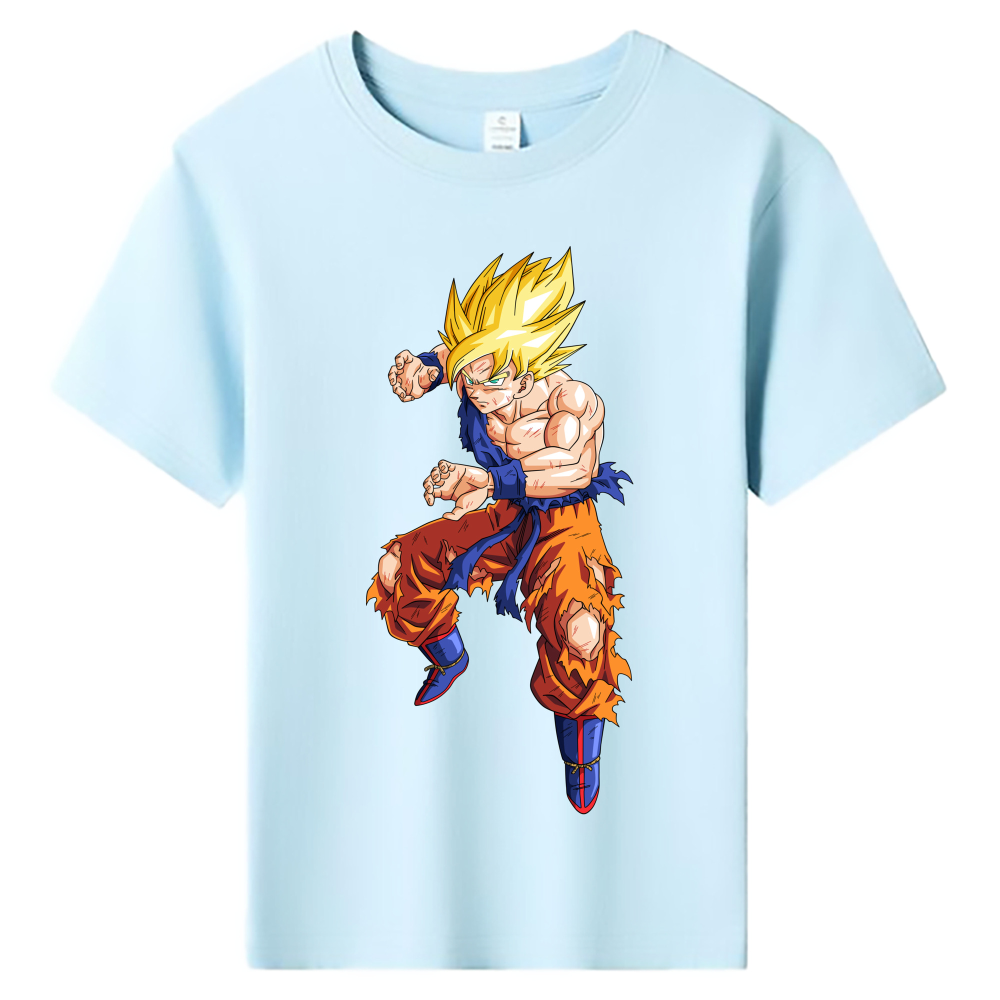 （画像用） ドラゴンボール 孫悟空（そん ごくう）Son Goku カカロット DRAGON BALL Kakarotto 綿100％キッズTシャツ（フロントプリント）